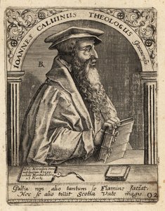 Jean Calvin autorstwa Theodore de Bry