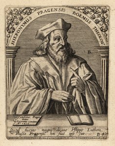 Hieronim z Pragi autorstwa Theodore de Bry