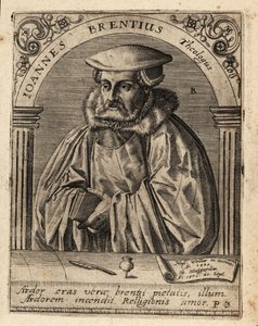 John Brenz autorstwa Theodore de Bry