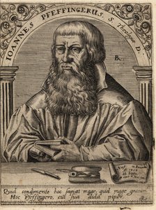 Johann Pfeffinger autorstwa Theodore de Bry