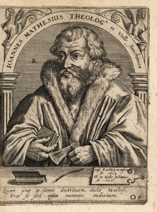 Johannes Mathesius autorstwa Theodore de Bry