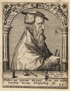 John Wolf, c.1521-1572, szwajcarski teolog reformowany. autorstwa Theodore de Bry