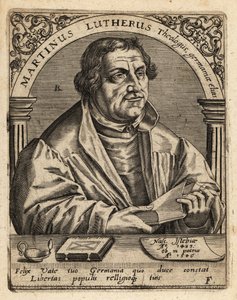 Marcin Luther autorstwa Theodore de Bry