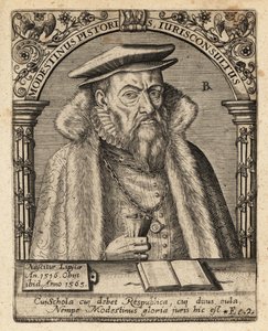 Modestinus Piekarz autorstwa Theodore de Bry