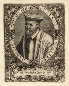 Pierre Gautier Chabot, francuski pisarz humanista. autorstwa Theodore de Bry