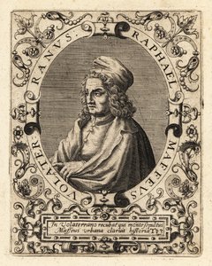 Raffaello Maffei, włoski historyk autorstwa Theodore de Bry