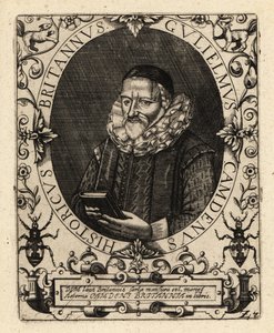 William Camden, angielski antykwariusz. autorstwa Theodore de Bry
