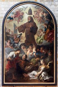 Podwyższenie lub uwielbienie św. Franciszka z Pauli, Theodoor Van Thulden