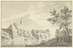 Wieś Molenaarsgraaf autorstwa Theodorus Cornelis Schutter