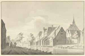 Wieś Molenaarsgraaf autorstwa Theodorus Cornelis Schutter