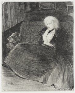 Delikatna pieśń autorstwa Théophile Alexandre Steinlen