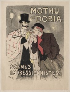 Mothu i Doria - sceny impresjonistyczne autorstwa Théophile Alexandre Steinlen