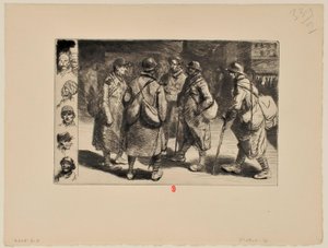 [Posiadacze zezwoleń, nr 1] autorstwa Théophile Alexandre Steinlen