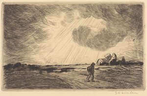 Thunder Storm (Czas burzy) autorstwa Théophile Alexandre Steinlen