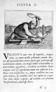 Figura proroctwa X z Prognozy Doktora Eximii Paracelsusa, 1536 autorstwa Theophrastus Bombastus von Hohenheim Paracelsus