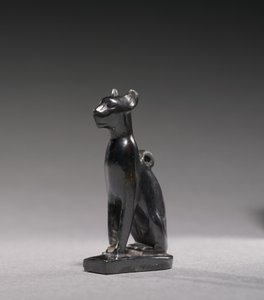 Amulet Basteta, ok. 1069-715 pne (hematyt) autorstwa Third Intermediate Period Egyptian