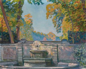 Fontanna, ok. 1917-1922. autorstwa Théo van Rysselberghe