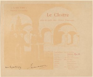 Klasztor autorstwa Théo van Rysselberghe