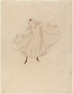 Loïe Fuller autorstwa Théo van Rysselberghe