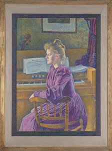 Maria Sèthe w Harmonium autorstwa Théo van Rysselberghe