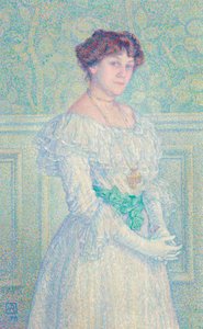 Portret Laure Flé, 1898. autorstwa Théo van Rysselberghe