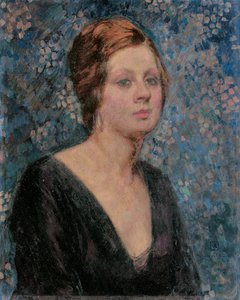 Portret Valentine Tessier, 1914 autorstwa Théo van Rysselberghe