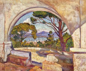 Saint Tropez, Widok kaplicy św, ok. 1920