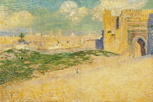 Brama Mansur w Meknes, Maroko autorstwa Théo van Rysselberghe