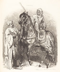 Montaż arabski autorstwa Théodore Chassériau