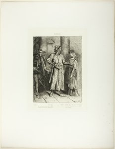 Uczciwy Iago, Desdemona Muszę Ci zostawić, płyta 4 (akt 1, scena 3), z Otella autorstwa Théodore Chassériau