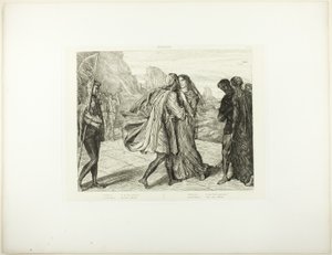 O My Fair Warrior!, płyta 5 (akt 2, scena 1) z Otella autorstwa Théodore Chassériau
