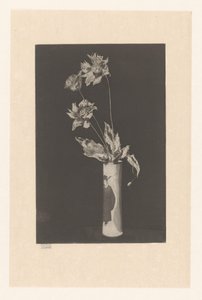 Kwiaty w wazonie z chińskimi motywami La Chine autorstwa Théodore Roussel (signed by artist)