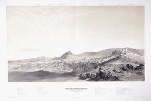 Panorama współczesnych Aten autorstwa Théodose du Moncel