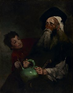 Lazarillo de Tormes i jego niewidomy mistrz, przed 1880 rokiem.