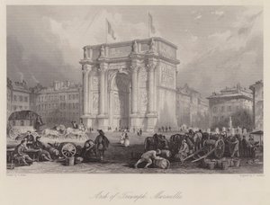 Łuk Triumfalny, Marsylia (rycina)