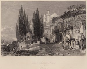 Emir Sultan, Brusa, Azja Mniejsza, Brousse (grafika)