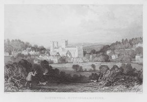 Southwell, Nottinghamshire (grawerowanie) autorstwa Thomas (after) Allom