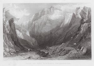 Vale of the Winnets, Derbyshire (grawerowanie) autorstwa Thomas (after) Allom