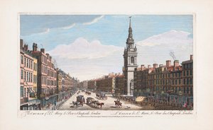 Kościół St, Mary le Bow, Londyn autorstwa Thomas (after) Bowles