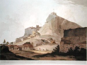 South East View of Trichinopoly, tablica 49 z „Oriental Scenery: Twenty Four Views in Hindoostan”, grawerowana przez Thomasa i Williama (1769-1837) Daniell autorstwa Thomas (after) Daniell