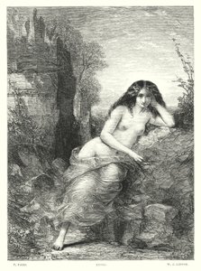 Childe Harold Lorda Byrona, Canto IV, strofa 118 (grawerowanie) autorstwa Thomas (after) Faed