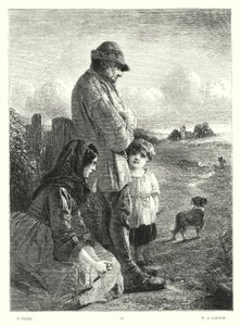 Childe Harold Lorda Byrona, Canto I, strofa 13 (grawerowanie) autorstwa Thomas (after) Faed
