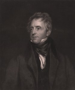 Portret angielskiego aktora Johna Fawcetta (1768-1837), rycina W J Edwardsa z obrazu Thomasa Lawrence