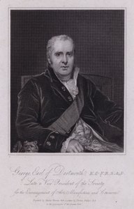 George Legge, 3. hrabia Dartmouth, brytyjski polityk i poseł (grawerowanie) autorstwa Thomas (after) Phillips