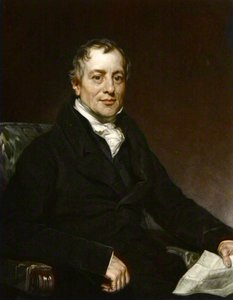 Portret Davida Ricardo - rycina wg Thomasa Phillipsa - David Ricardo (1772 - 1823), brytyjski ekonomista autorstwa Thomas (after) Phillips