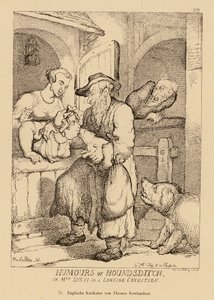 Humory Houndsditch autorstwa Thomas (after) Rowlandson