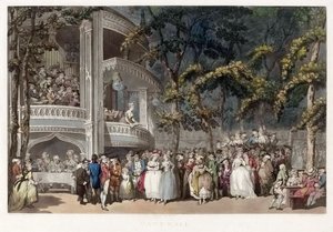 Vauxhall Gardens, Londyn w XVIII wieku