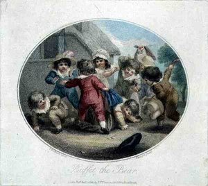 Buffet the Bear, grawerowany przez Charlesa Knighta (1743-c.1826), wyd. przez JF Tomkinsa
