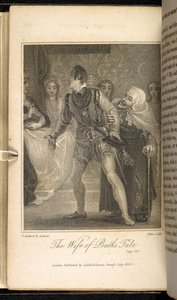 „Hag twierdzi, że mąż” Wanton Wife of Bath, scena z Wife of Bath