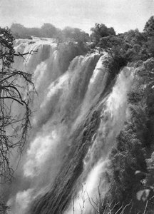 Zaćma wschodnia, Wodospady Wiktorii, Livingstone do Broken Hill, Rodezja Północna, 1925 1927. autorstwa Thomas A. Glover